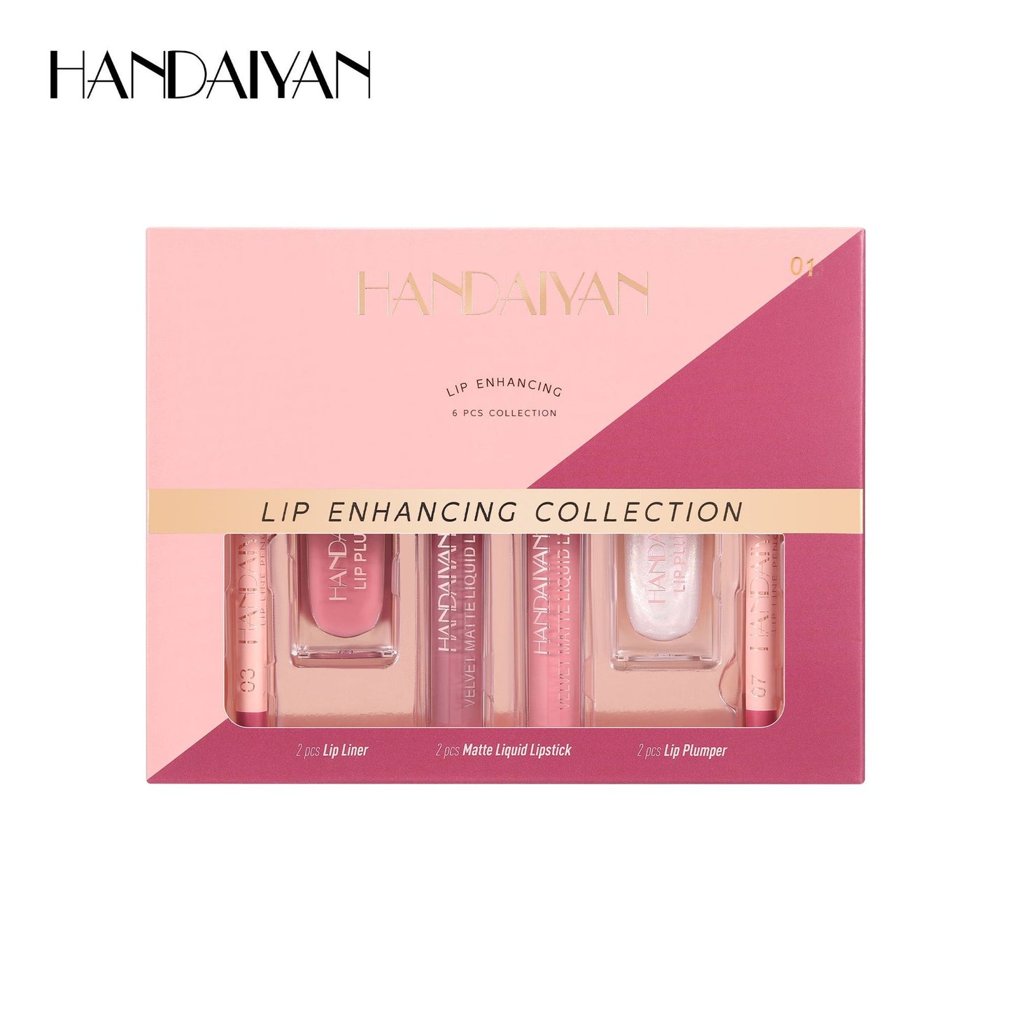 HANDAIYAN 6-Piece Liquid Lipstick Set