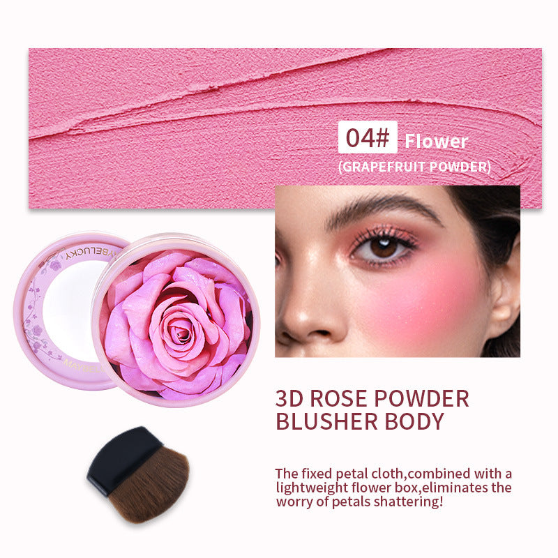 MAYBELUCKY 3D Rose Blush 🌹✨