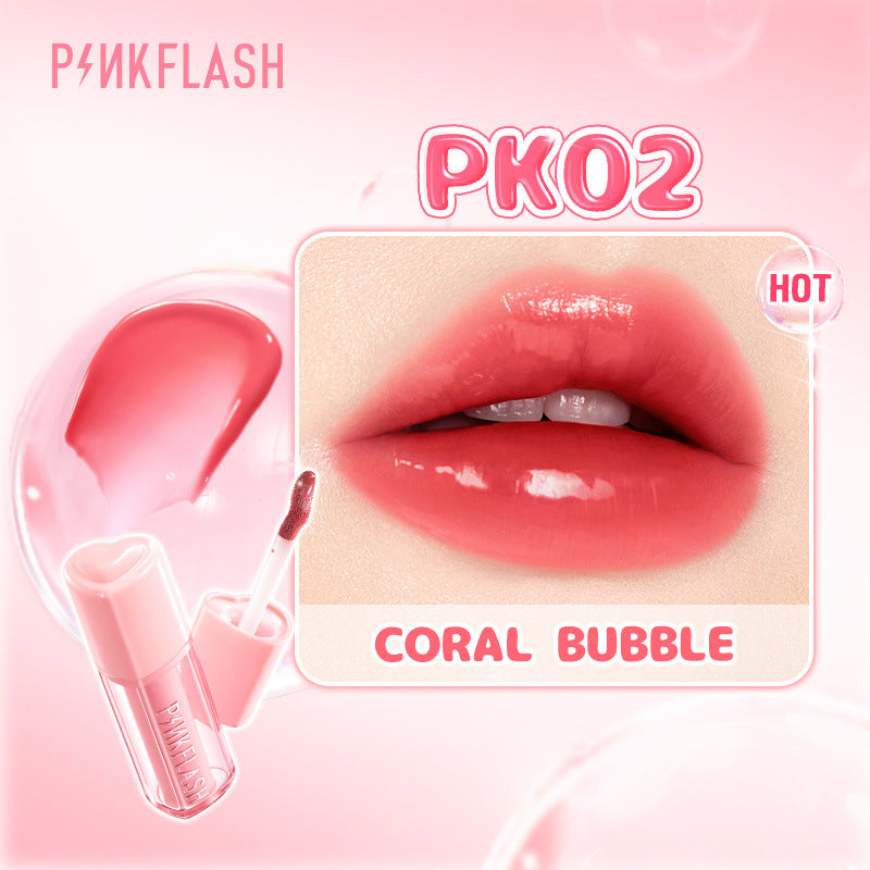 PINKFLASH Glassy Transfer-Proof Lip Gloss