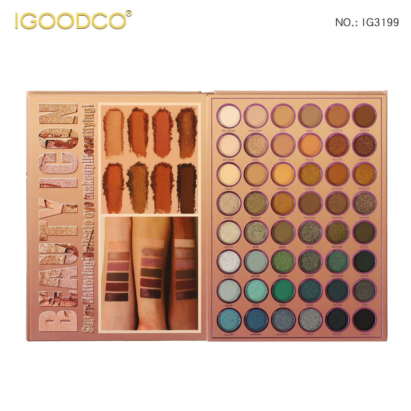 IGOODCO 144-Color Eyeshadow Palette