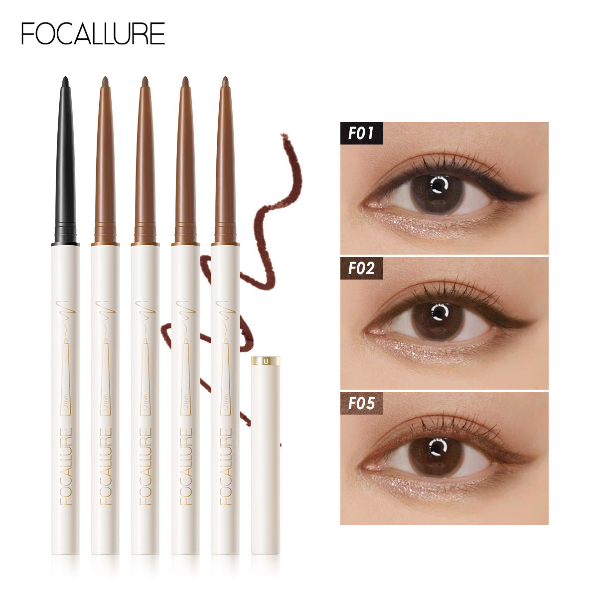 FOCALLURE Waterproof Gel Eyeliner Pencil