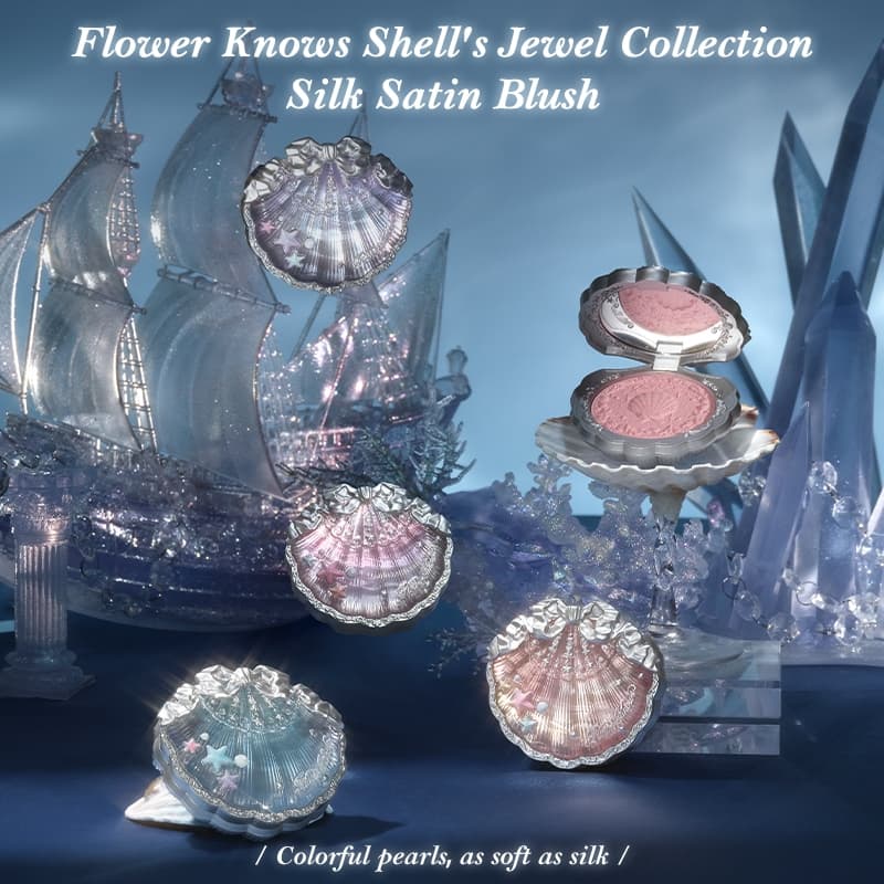 Flower Knows Shell 珠寶系列絲緞腮紅 5g