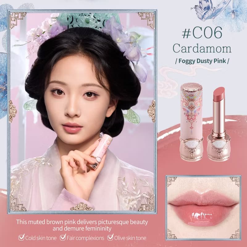 Flower Knows Butterfly Cloud Collar Collection Shiny Lipstick 3.5g