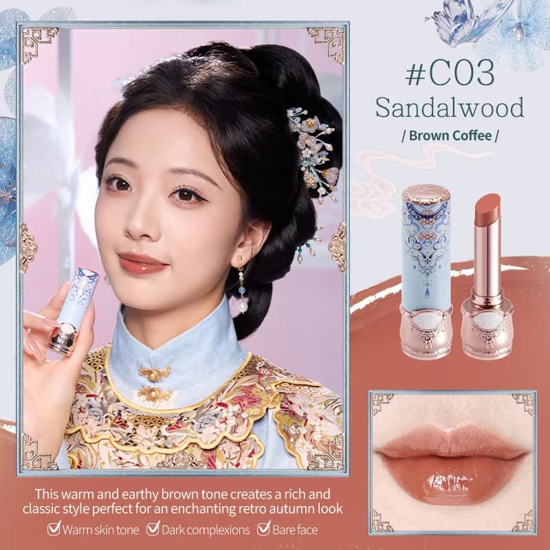 Flower Knows Butterfly Cloud Collar Collection Shiny Lipstick 3.5g
