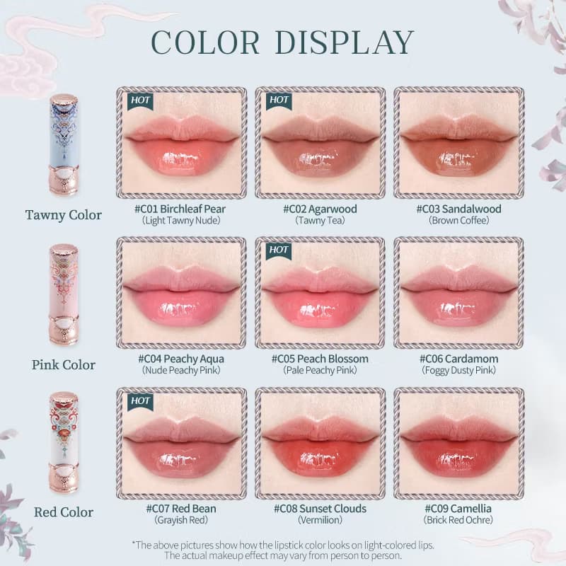 Flower Knows Butterfly Cloud Collar Collection Shiny Lipstick 3.5g