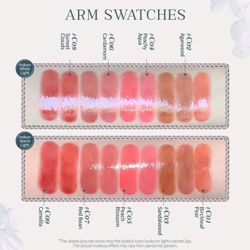Flower Knows Butterfly Cloud Collar Collection Shiny Lipstick 3.5g