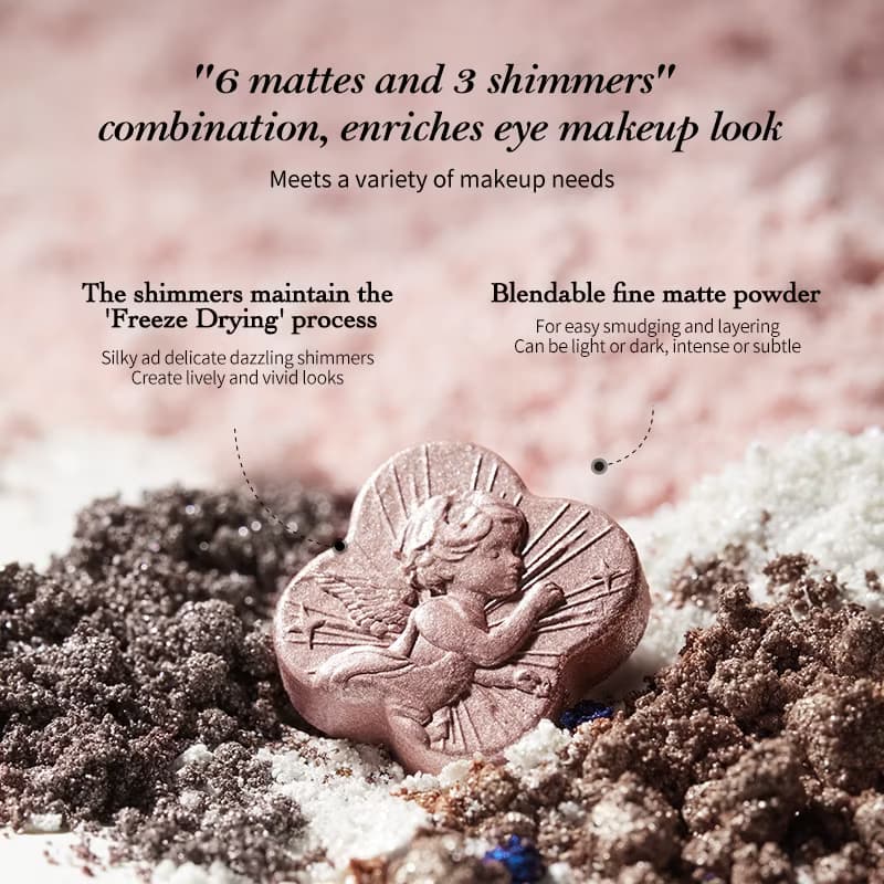 Flower Knows Little Angel Collection 9-Color Eyeshadow Palette 10.5g