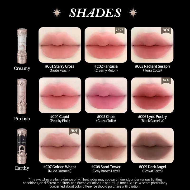 Flower Knows Little Angel Collection Long-Lasting Matte Lipstick 3.5g