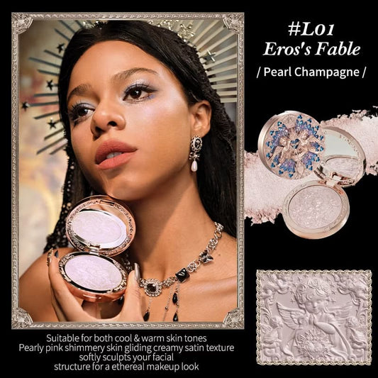 Flower Knows Little Angel Collection Embossed Highlighter 8g