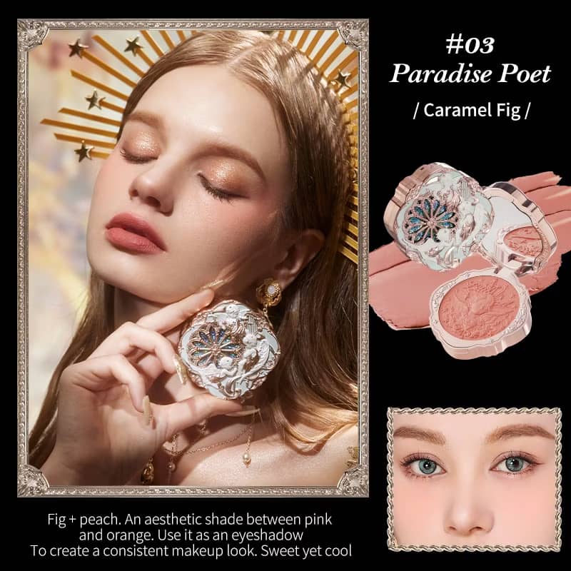 Flower Knows Little Angel Collection Cream Blush 6g Long-Lasting Single Blush Makeup