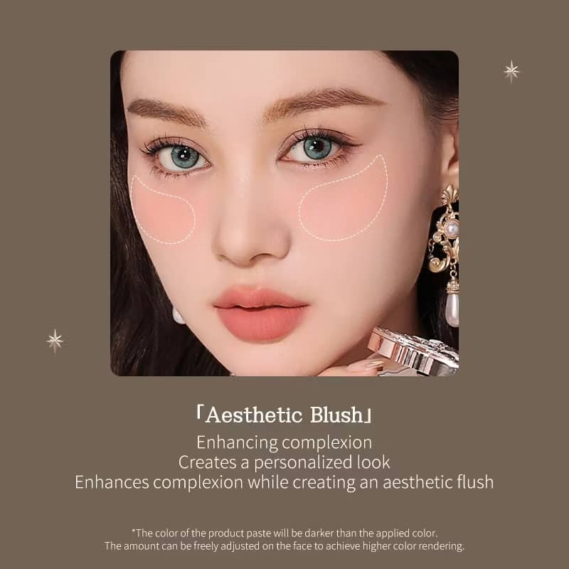 Flower Knows Little Angel Collection Cream Blush 6g Long-Lasting Single Blush Makeup