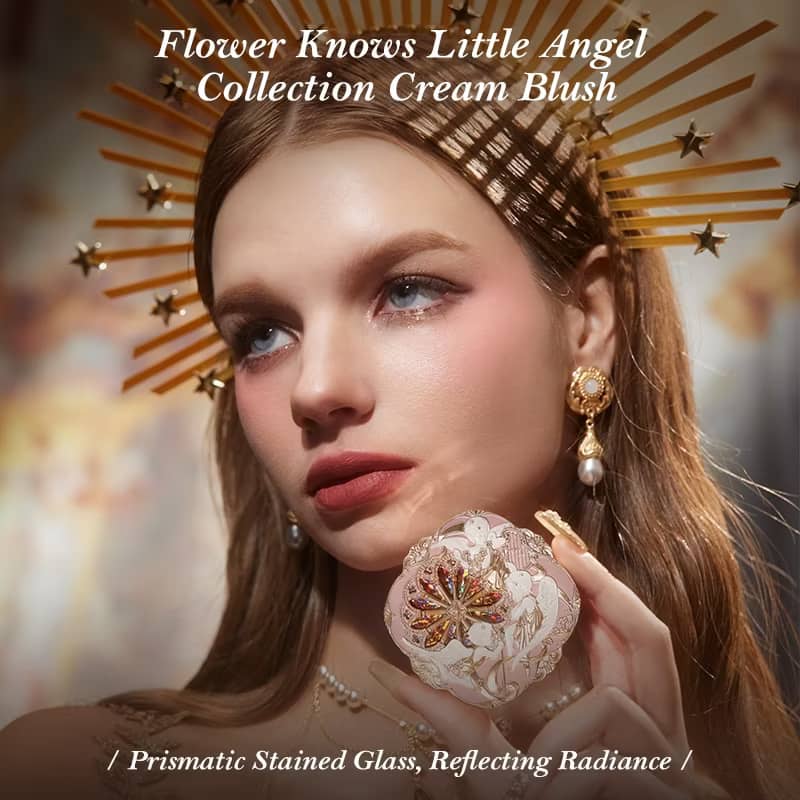 Flower Knows Little Angel Collection Cream Blush 6g Long-Lasting Single Blush Makeup