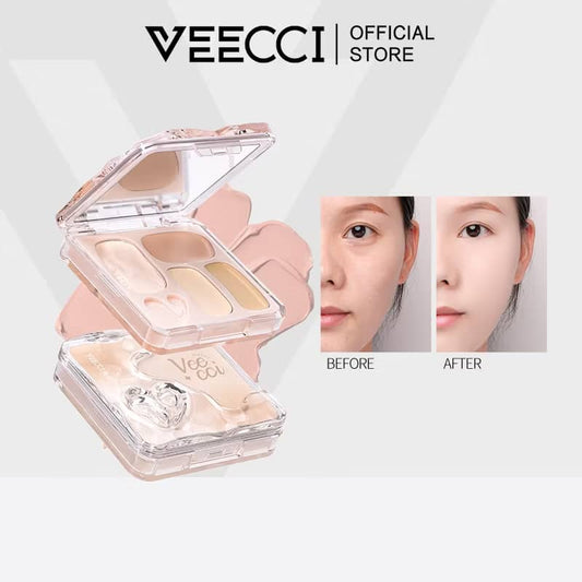 VEECCI Concealer Highlight 4 Colors Moisturizing Not Stuck Versatile Nature Lasting 4.5g