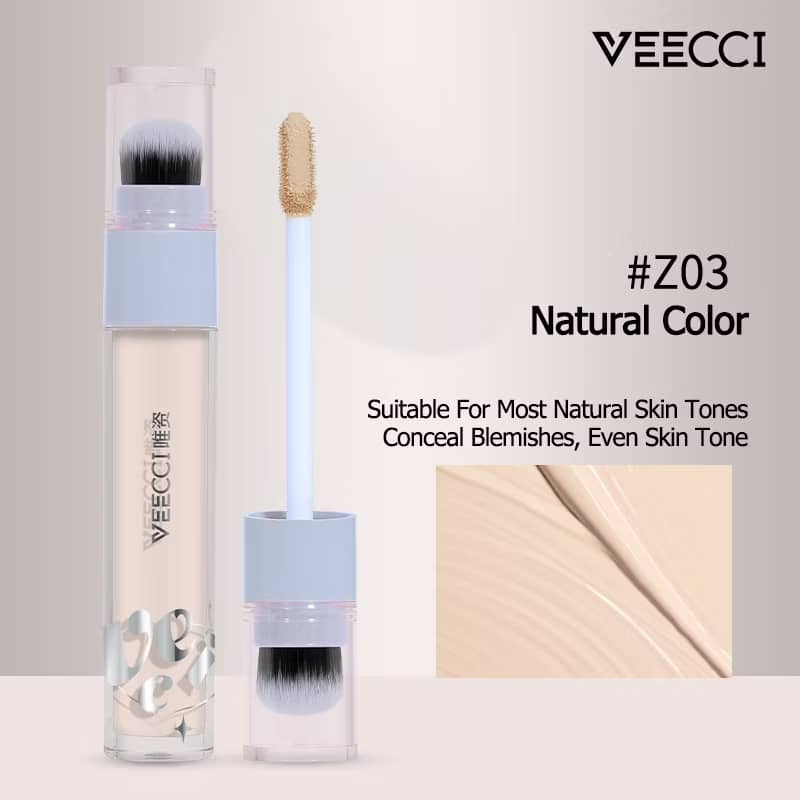 VEECCI 遮瑕膏 輕薄貼合 不卡粉 附贈刷頭 方便使用 3.8g