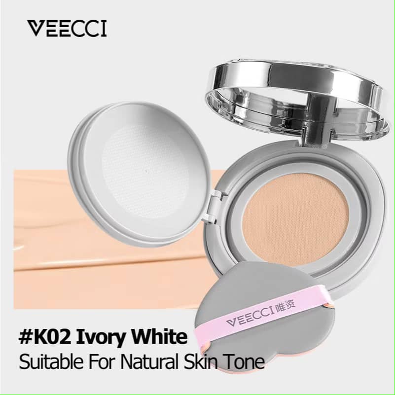 VEECCI 氣墊BB霜控油全覆蓋12小時持久粉底液彩妝必備品10克