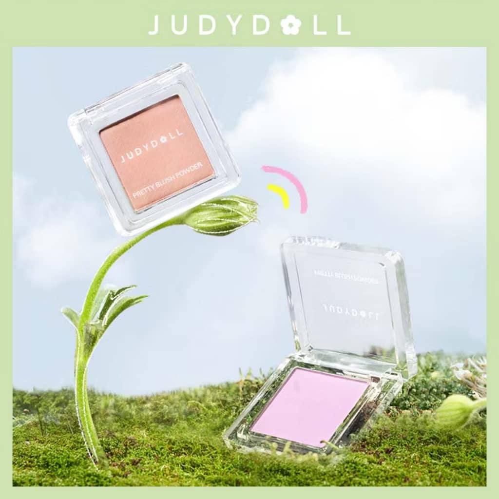 JUDYDOLL 漂亮腮紅粉 柔和閃亮霧麵粉 臉部彩妝化妝品