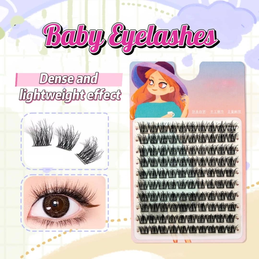 Dense Baby Curl False Eyelashes