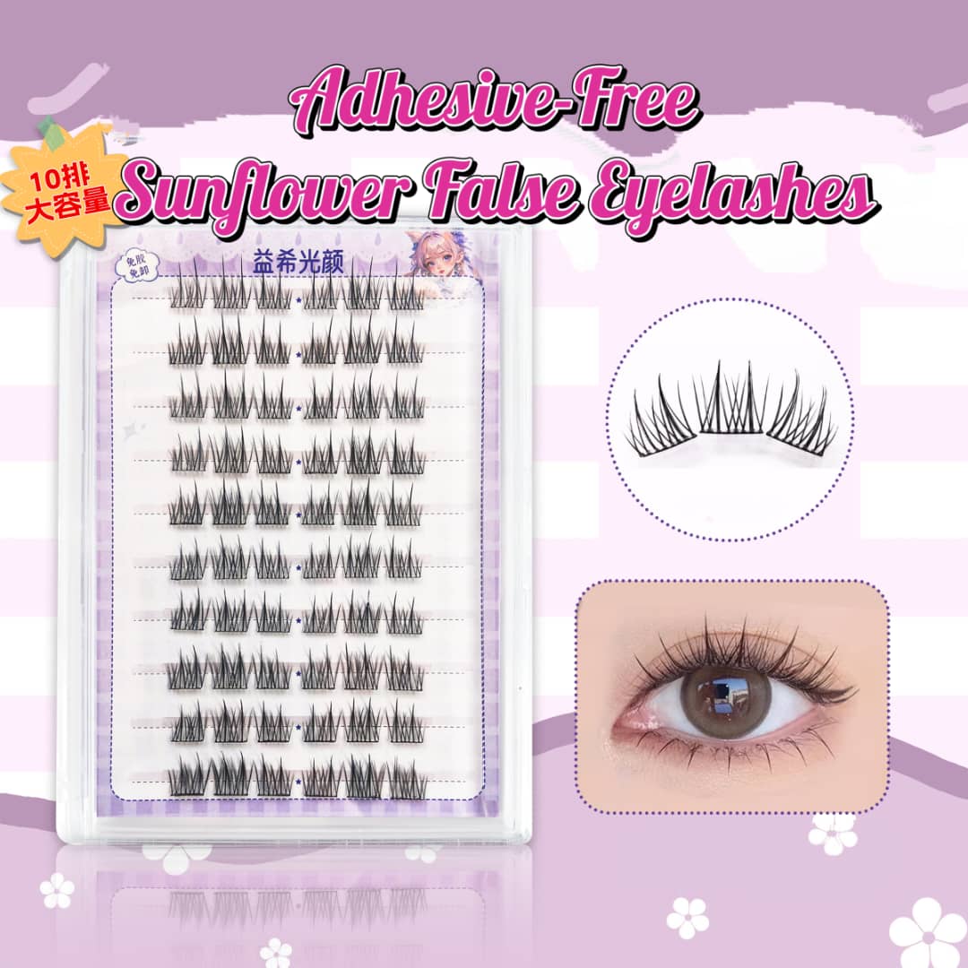 No-Glue Sunflower Lashes