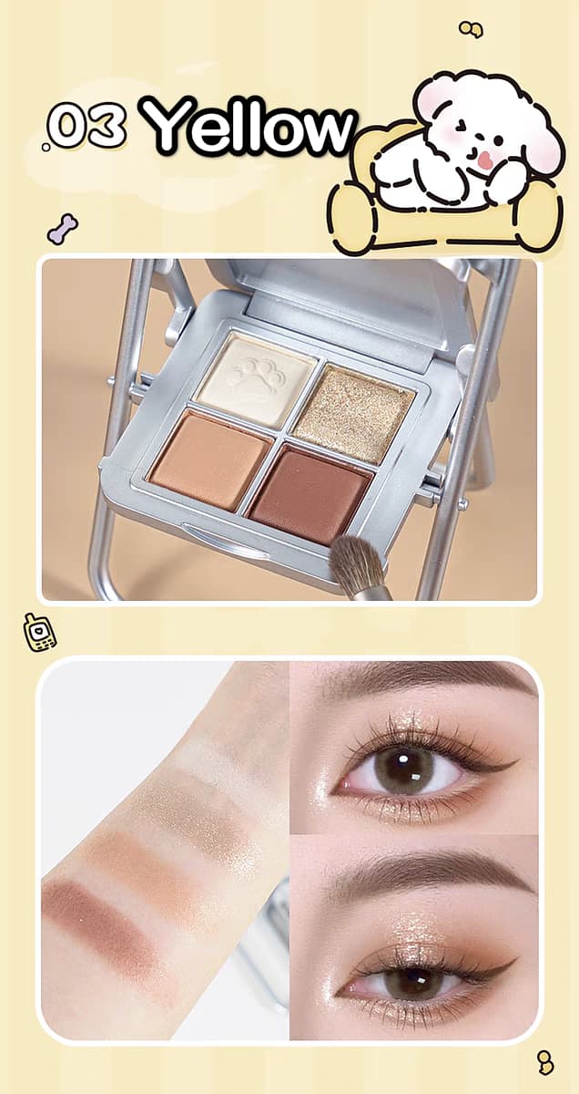 SANFU Phone Stand Eyeshadow Palette