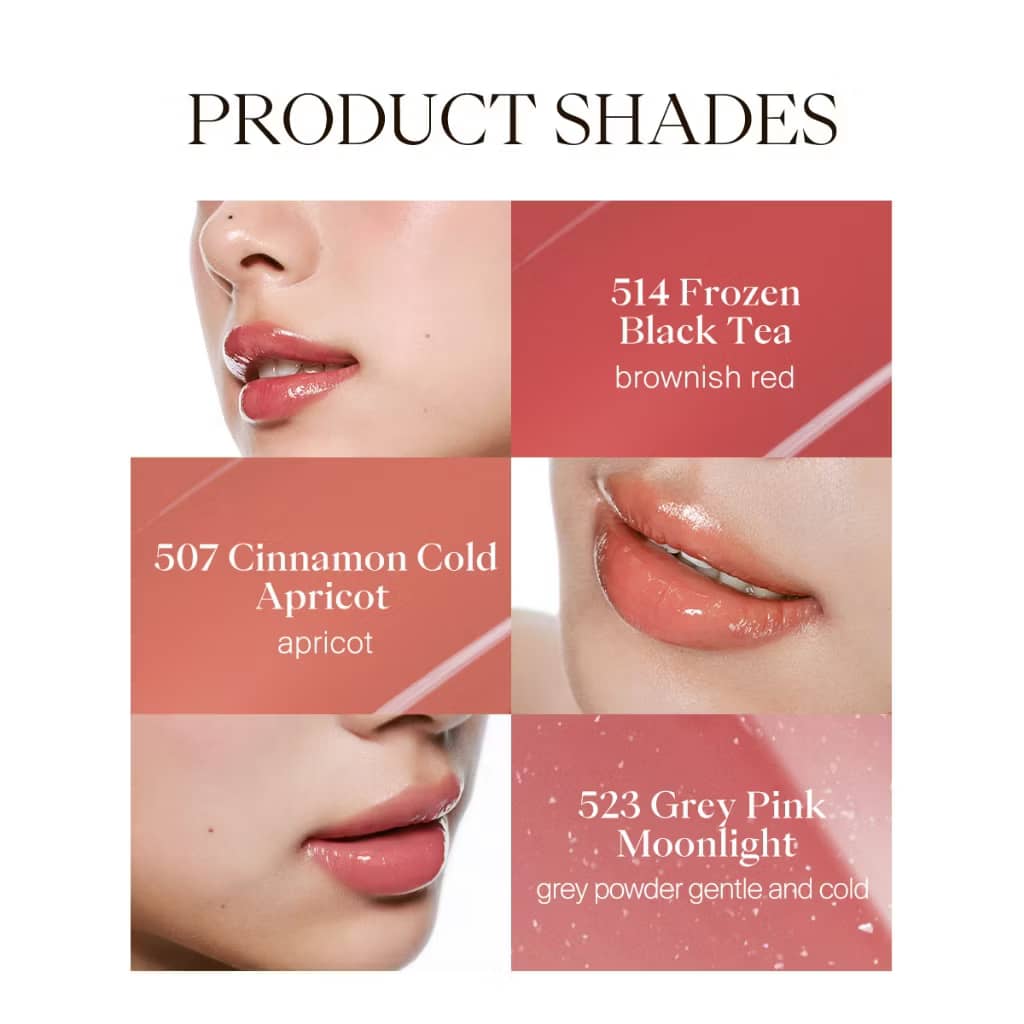 JOOCYEE Glazed Rouge Lipstick Moisturizer Water Gloss Lip balm Makeup Waterproof Long-lasting Lip Serum16 colors