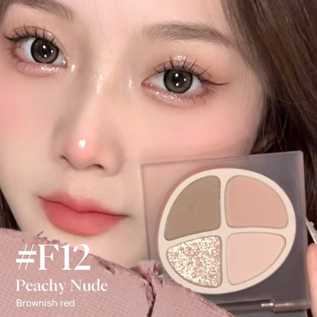 JOOCYEE EYE SHADOW Mini Quad Eyeshadow Long-lasting Natural look Easy to blend beauty eye makeup 7 colors