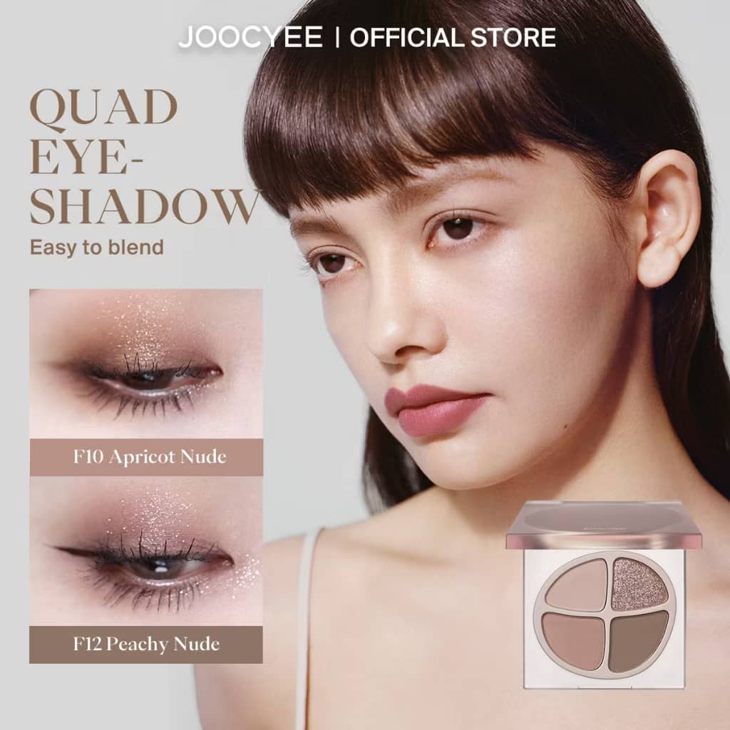 JOOCYEE EYE SHADOW Mini Quad Eyeshadow Long-lasting Natural look Easy to blend beauty eye makeup 7 colors