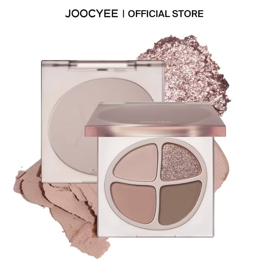 JOOCYEE EYE SHADOW Mini Quad Eyeshadow Long-lasting Natural look Easy to blend beauty eye makeup 7 colors