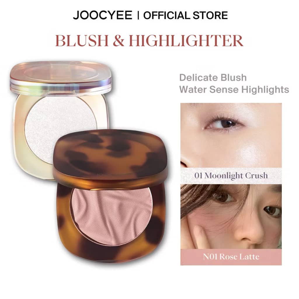 JOOCYEE BLUSHER and HIGHLIGHTER Versatile shades Long-lasting Natural-looking Easy to apply Transferproof Matte