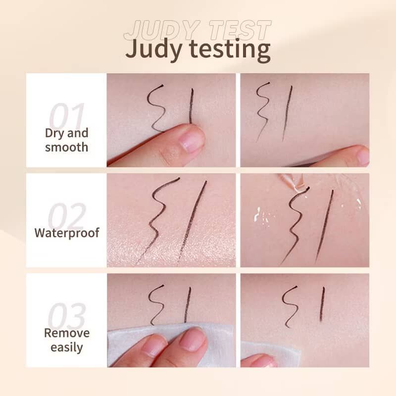 JUDYDOLL Slim Liquid Eyeliner Ultra-Fine Skinny Waterproof Quick-Drying Long-Lasting