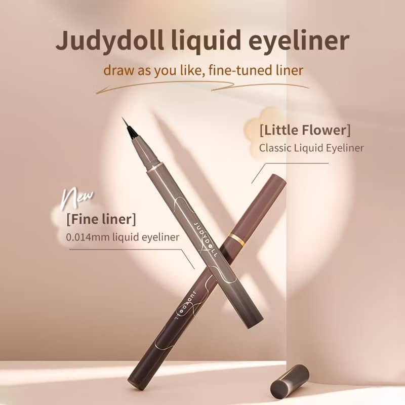 JUDYDOLL Slim Liquid Eyeliner Ultra-Fine Skinny Waterproof Quick-Drying Long-Lasting