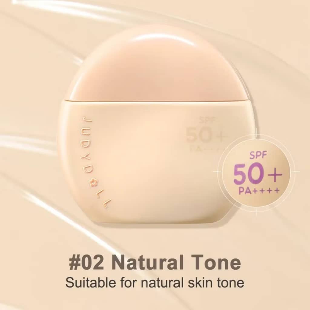 JUDYDOLL 6In1 Sunscreen Makeup Cream SPF50+ Enhance Nourishing Skin Isolation Moisturizing Isolation Lightweight