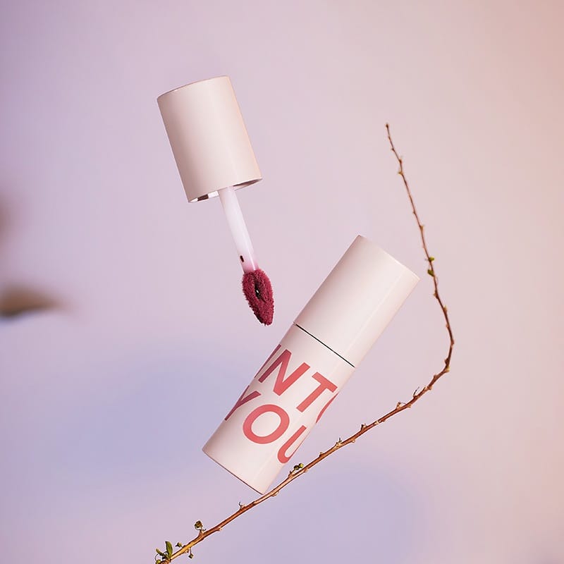 INTO YOU Air Lip Mud Thin Matte Soft Mist Velvet Lip Mud Lipstick Enhances Whiteness Non-stick Lip and Cheek Dual-use Lip Mud