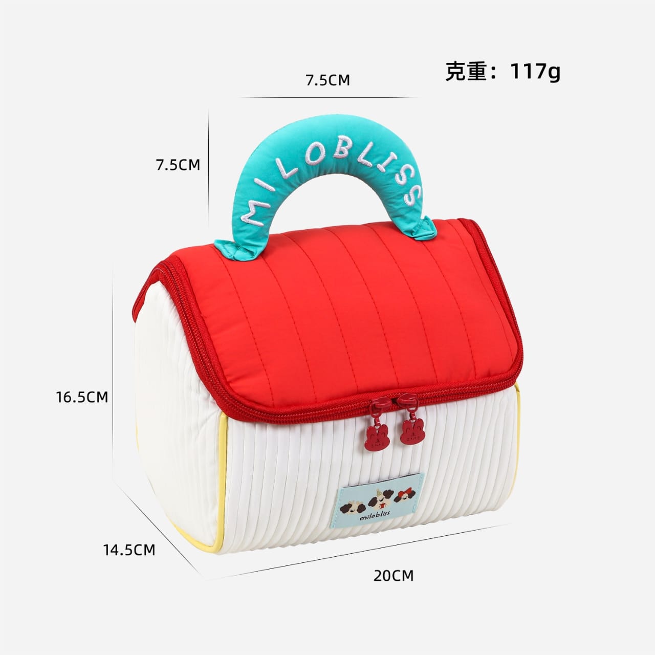 New “Mini House” Cosmetic Bag – Cute & Structured Design
