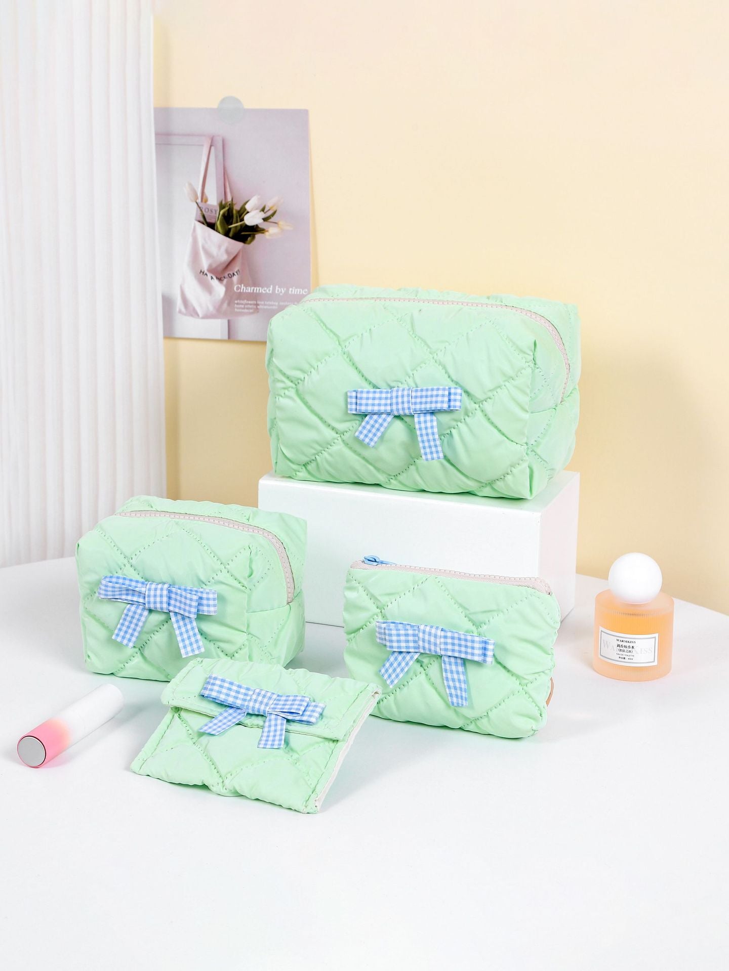 Candy Color PU Cosmetic Bag