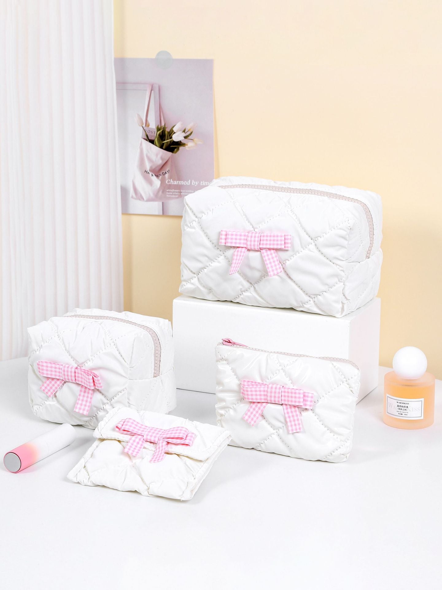 Candy Color PU Cosmetic Bag