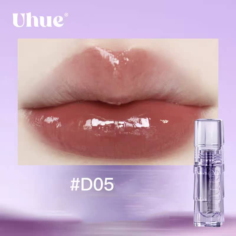 Uhue Glossy Plump Lip Glaze | Hydrating Glass-Shine Lip Gloss