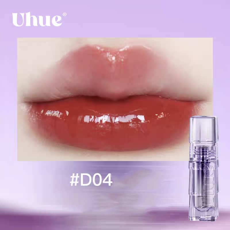 Uhue Glossy Plump Lip Glaze | Hydrating Glass-Shine Lip Gloss