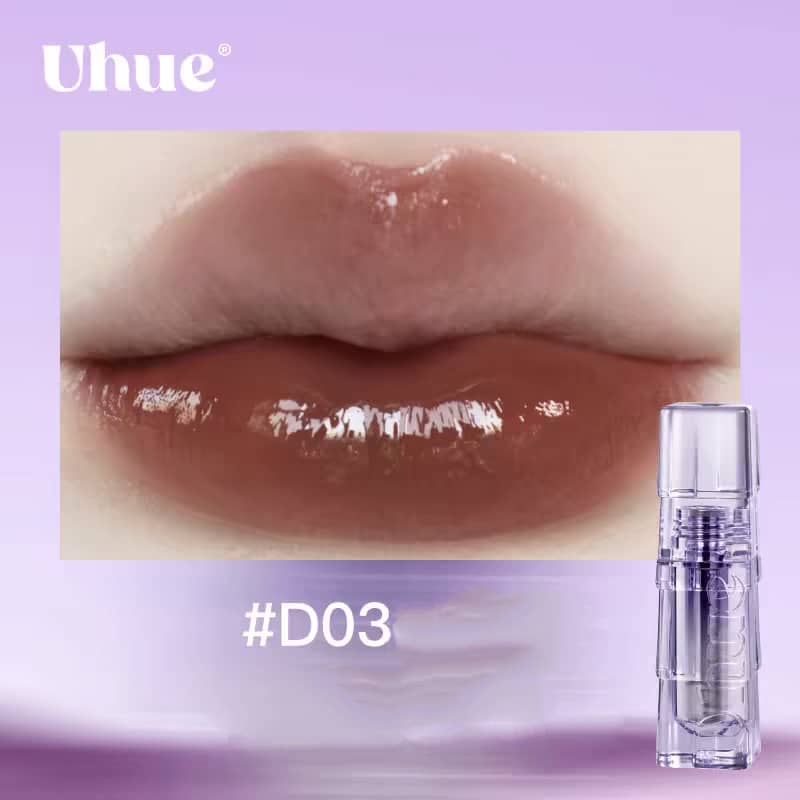 Uhue Glossy Plump Lip Glaze | Hydrating Glass-Shine Lip Gloss