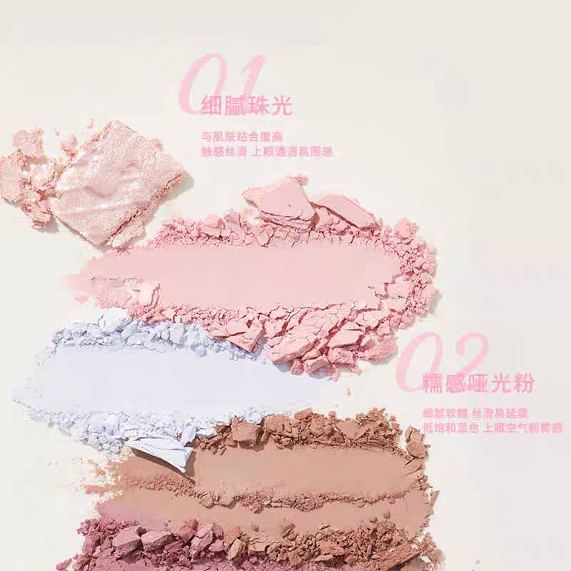JILLLEEN 9-Color Eyeshadow Palette | Matte & Shimmer Multi-Finish Shades