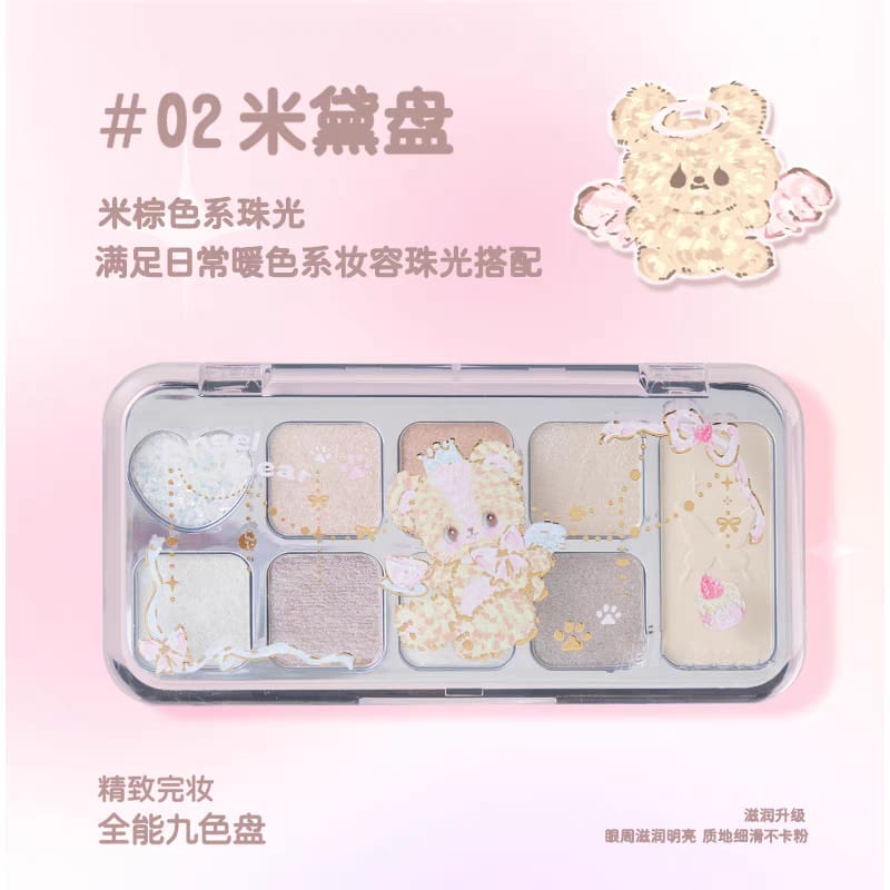 JILLLEEN 9-Color Eyeshadow Palette | Shimmer
