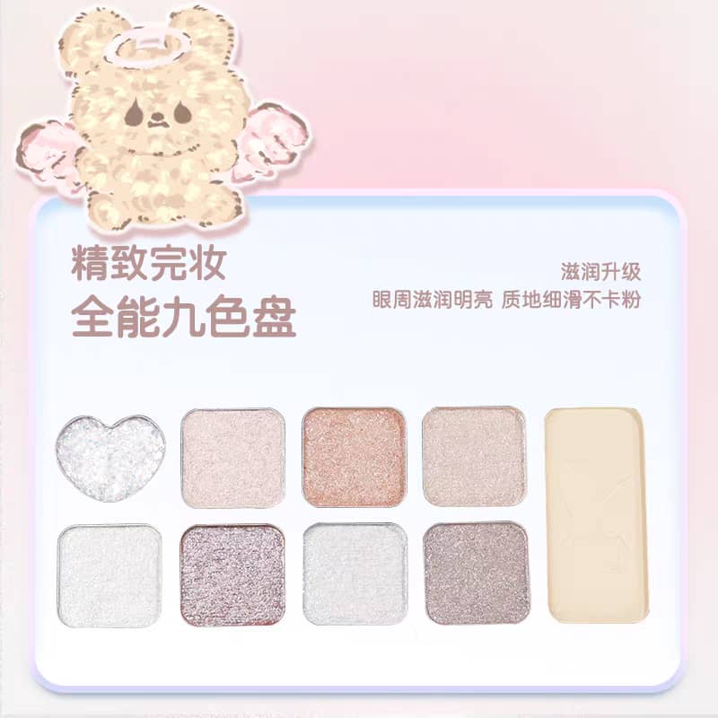JILLLEEN 9-Color Eyeshadow Palette | Shimmer