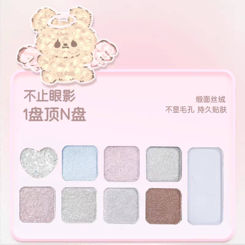JILLLEEN 9-Color Eyeshadow Palette | Shimmer