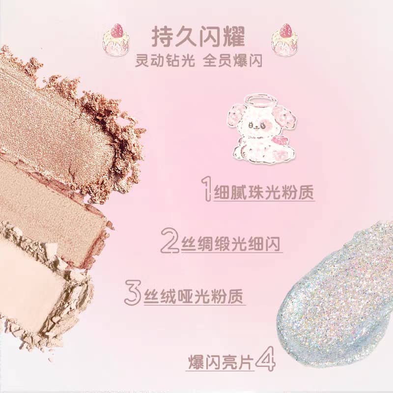 JILLLEEN 9-Color Eyeshadow Palette | Shimmer