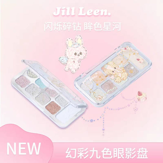 JILLLEEN 9-Color Eyeshadow Palette |  Shimmer