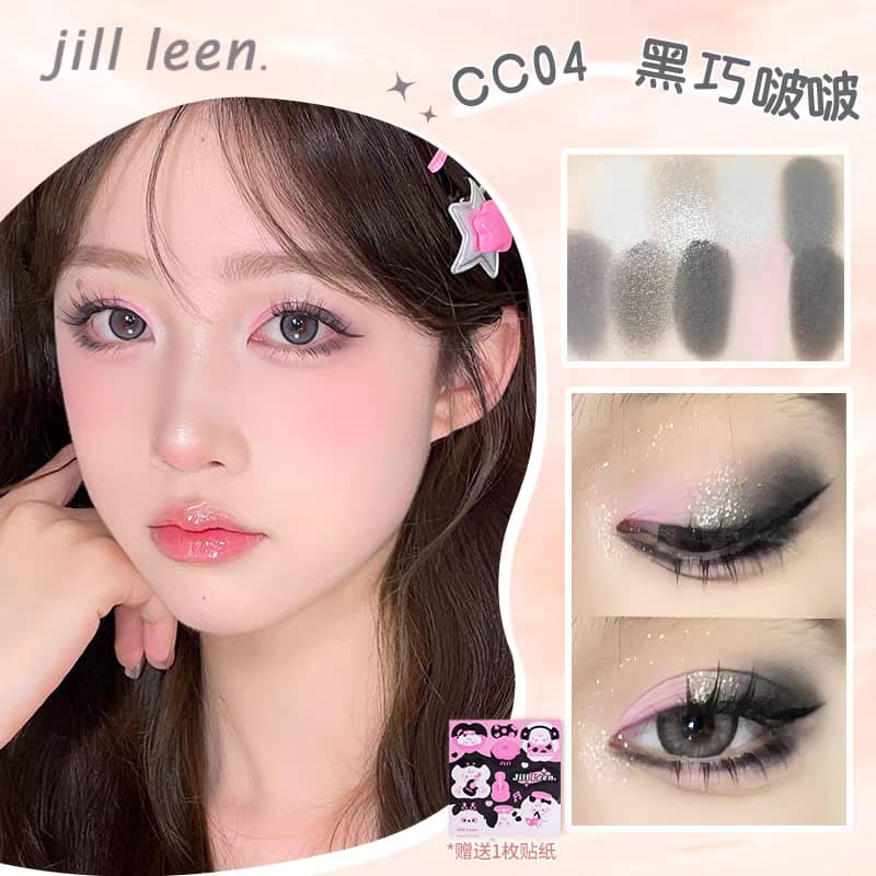 JILLLEEN Chocolate 9-Color Eyeshadow Palette | Earth Tone | Matte & Shimmer