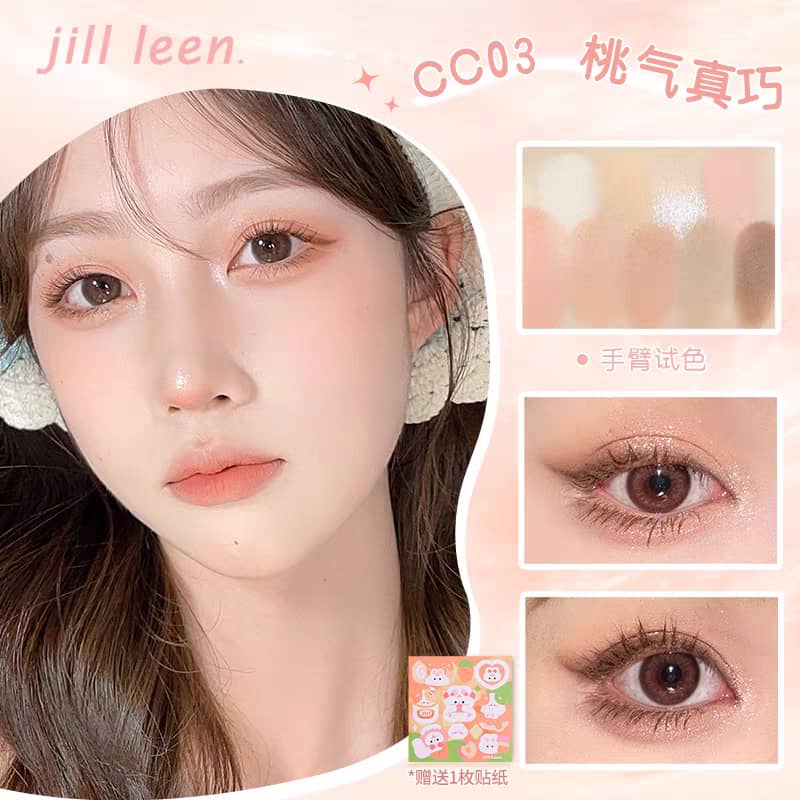 JILLLEEN Chocolate 9-Color Eyeshadow Palette | Earth Tone | Matte & Shimmer