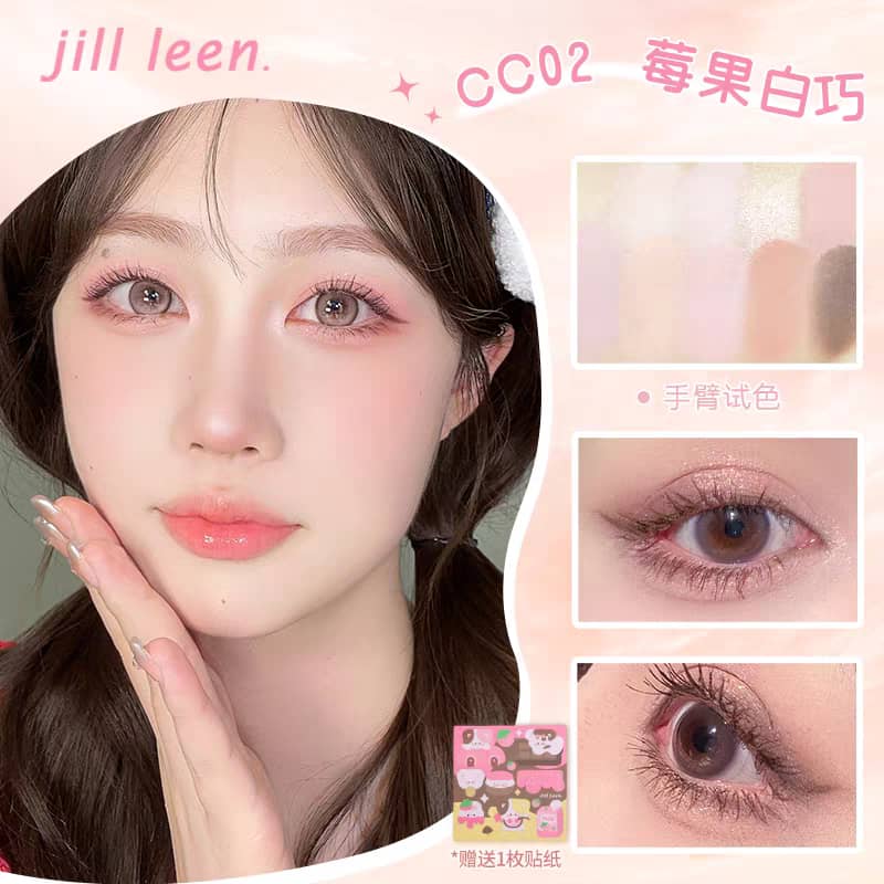JILLLEEN Chocolate 9-Color Eyeshadow Palette | Earth Tone | Matte & Shimmer