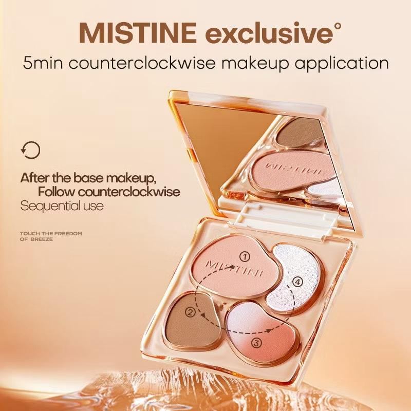 MISTINE contour Thai Milk Coffee Facial Comprehensive Makeup All-in-One Palette