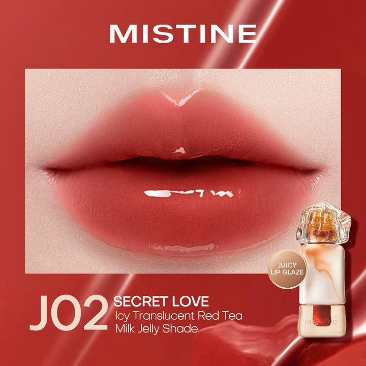 MISTINE matte Lip Glaze longwear Lip Cream iced lipstick transparent mirror