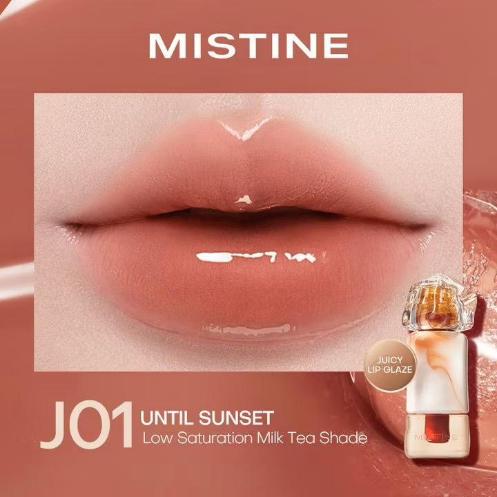 MISTINE matte Lip Glaze longwear Lip Cream iced lipstick transparent mirror